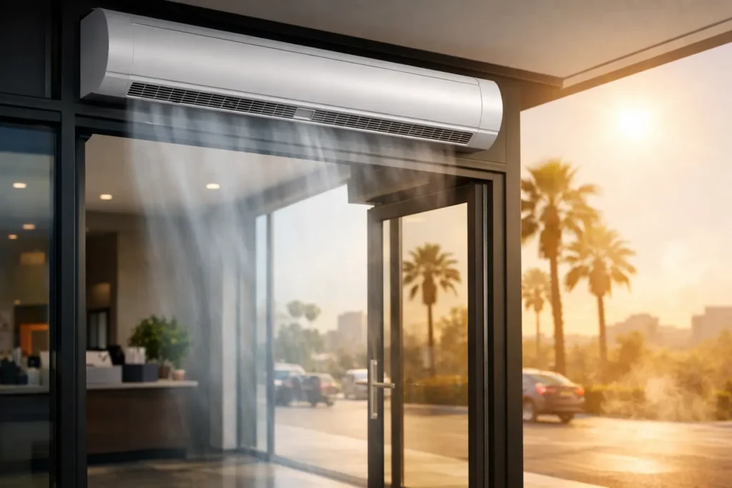 Air Curtain for Hot Climate: What Works