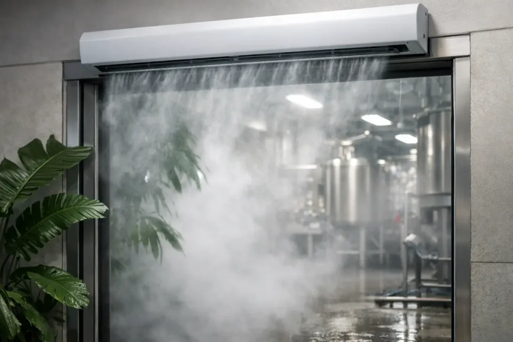 Air Curtain for Humid Environments