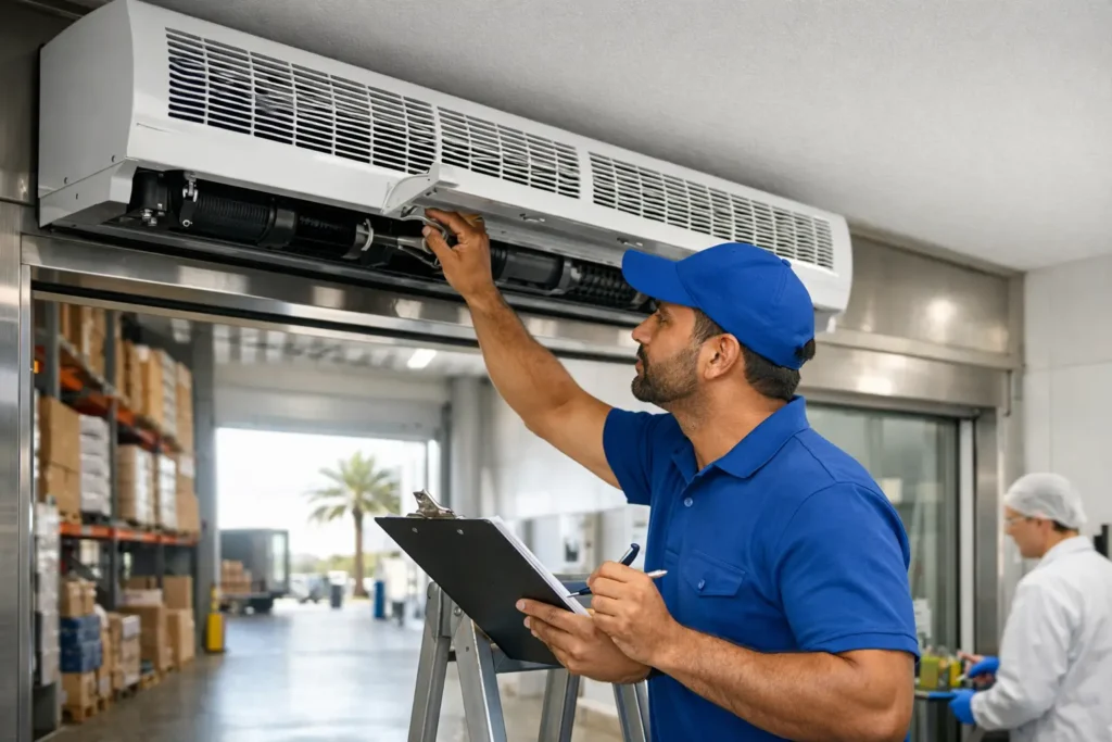 Air Curtain Maintenance Checklist