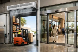 Air Curtains vs Automatic Doors
