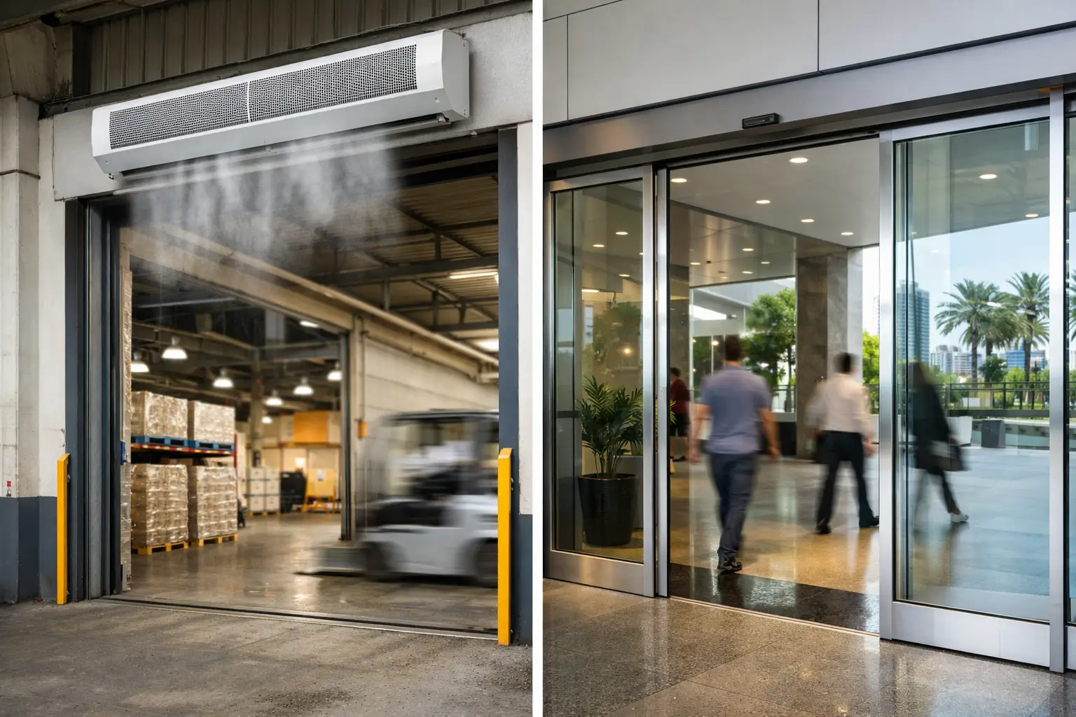 Air Curtains vs Automatic Doors