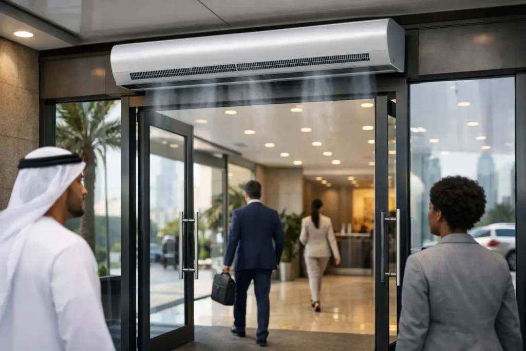 Best Air Curtain for Office Building Entrance