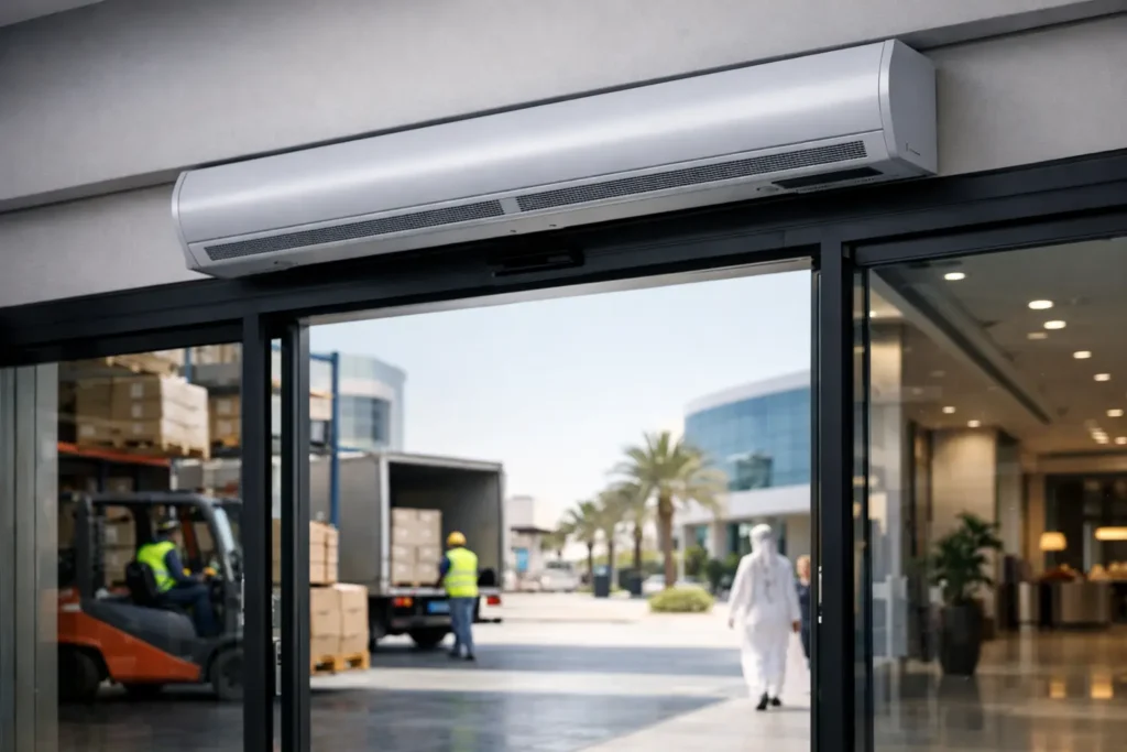 Choosing a Quiet Commercial Air Curtain