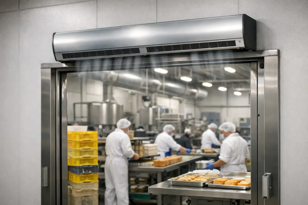 Choosing an Air Curtain for Food Factory Use