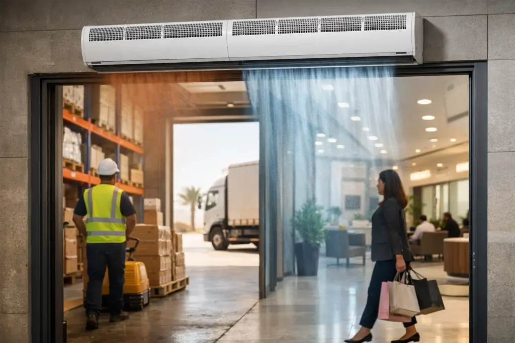 How Do Air Curtains Save Energy?
