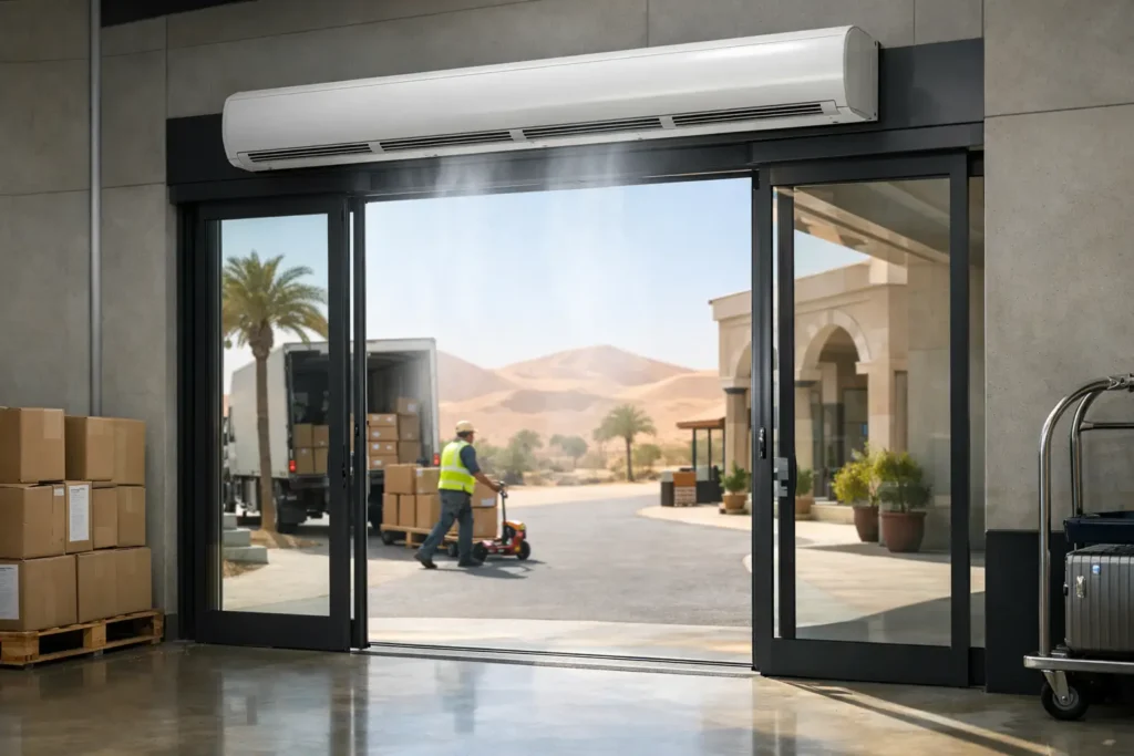 Best Air Barrier for Desert Entrances