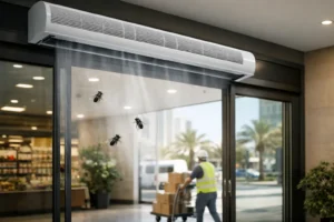 Do Air Curtains Stop Flies at Commercial Entrances?