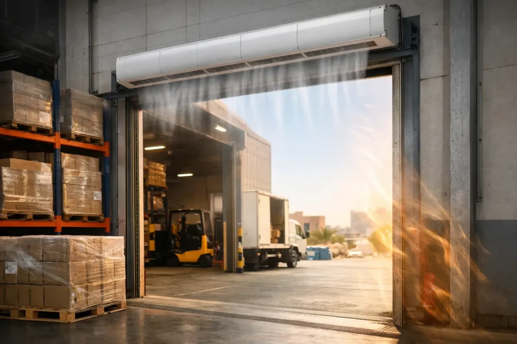 How to Reduce HVAC Door Losses in Hot Facilities