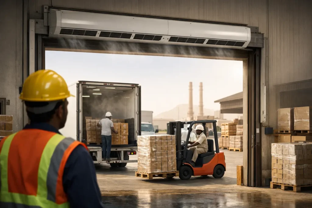 Industrial Air Barrier Review for Hot Sites