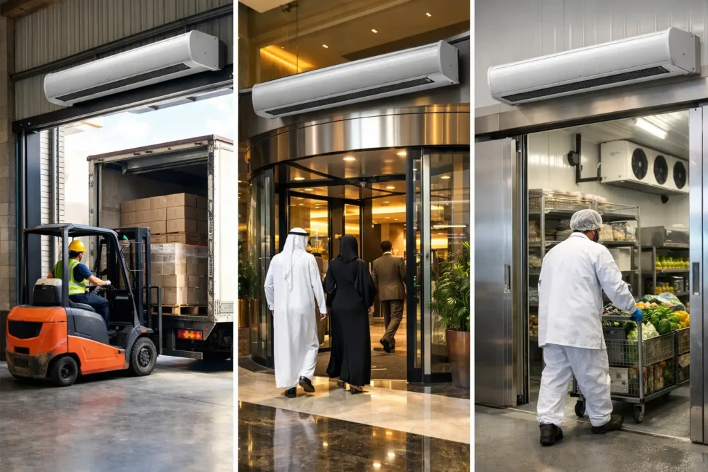 When Should Businesses Use Air Curtains at Entrances?