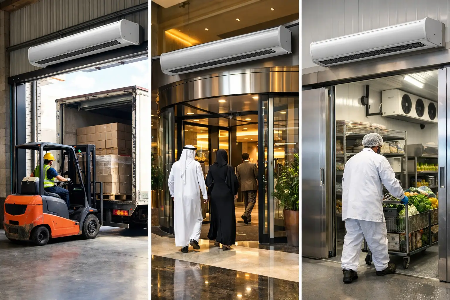 When Should Businesses Use Air Curtains at Entrances?