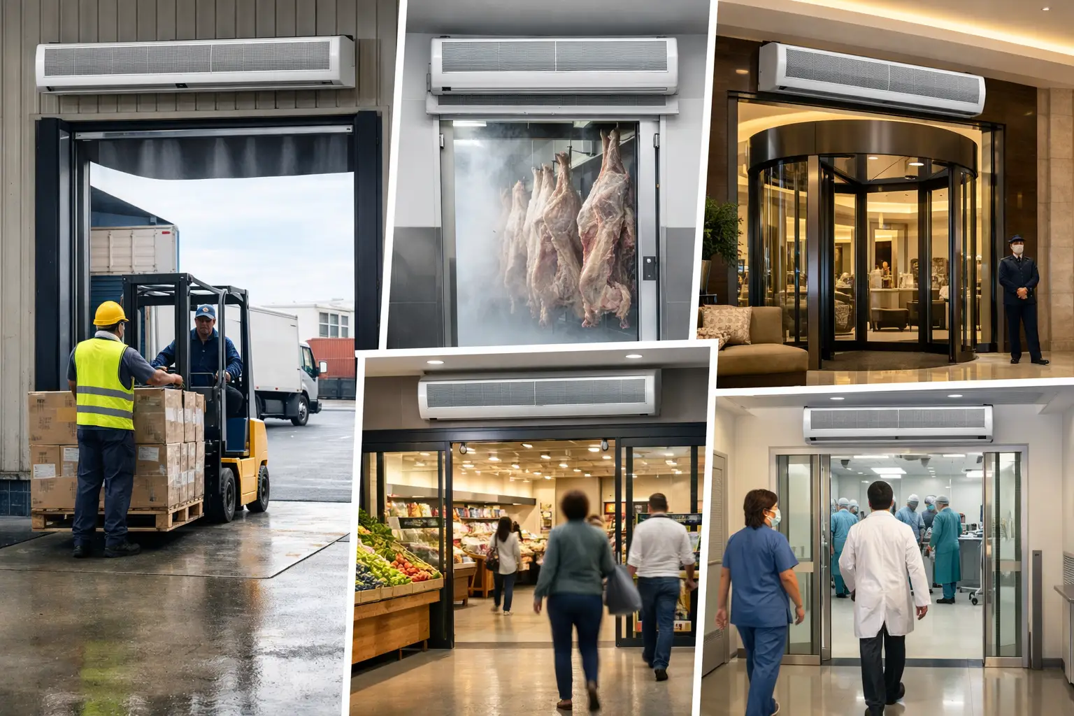 Where Should Air Curtains Be Installed in Facilities?