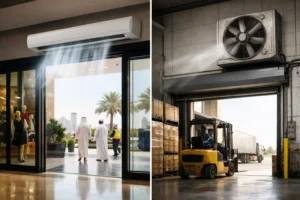 Air Curtain Versus Exhaust Ventilation for Entries