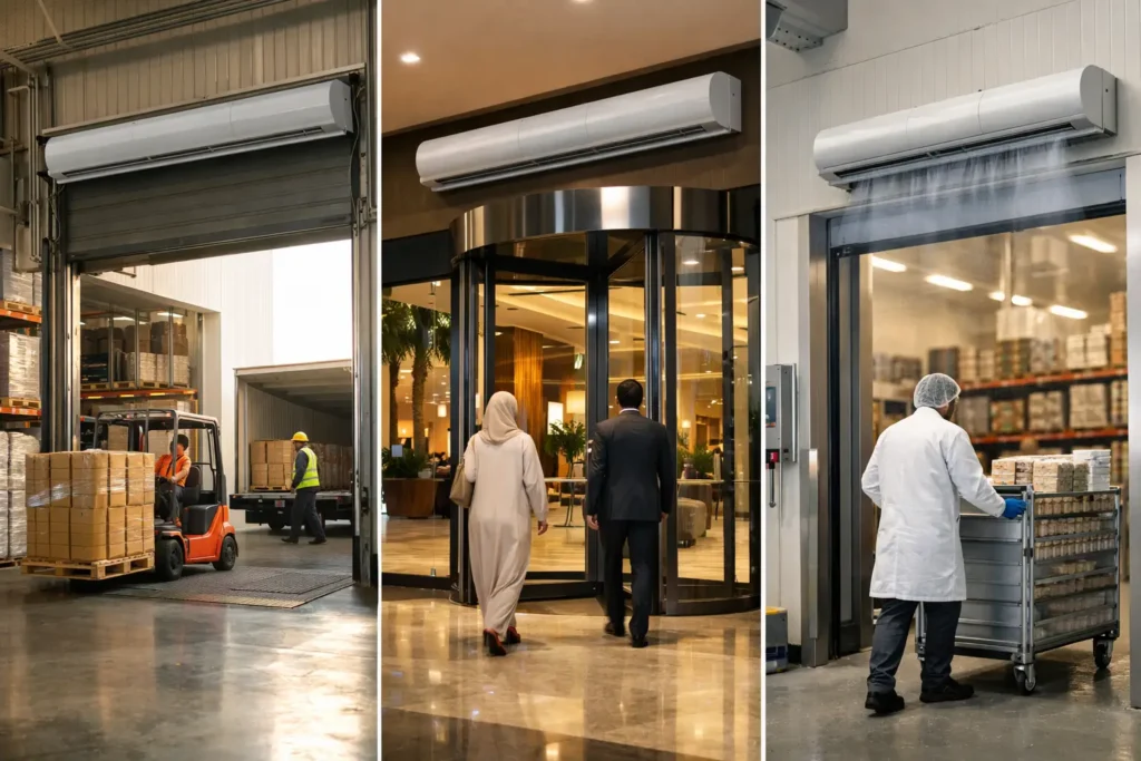 Air Curtains for Demanding Commercial Entrances
