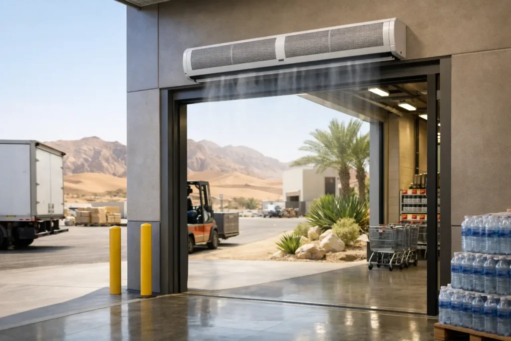 Desert Entrance Protection for Commercial Sites
