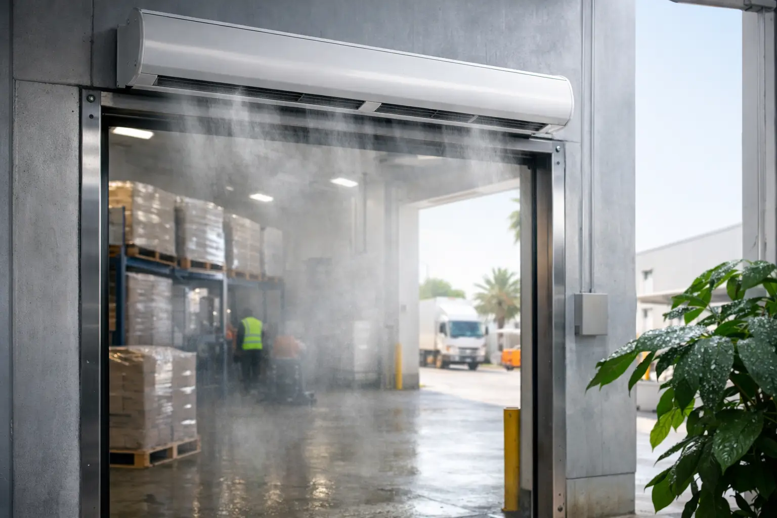 Do Air Curtains Reduce Humidity at Entrances?