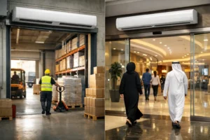 Dynamic Series Air Curtain Review for Busy Doors