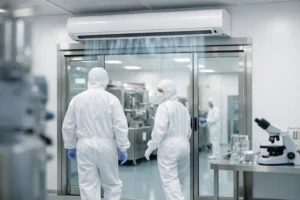 How Air Curtains Support Cleanrooms in Practice