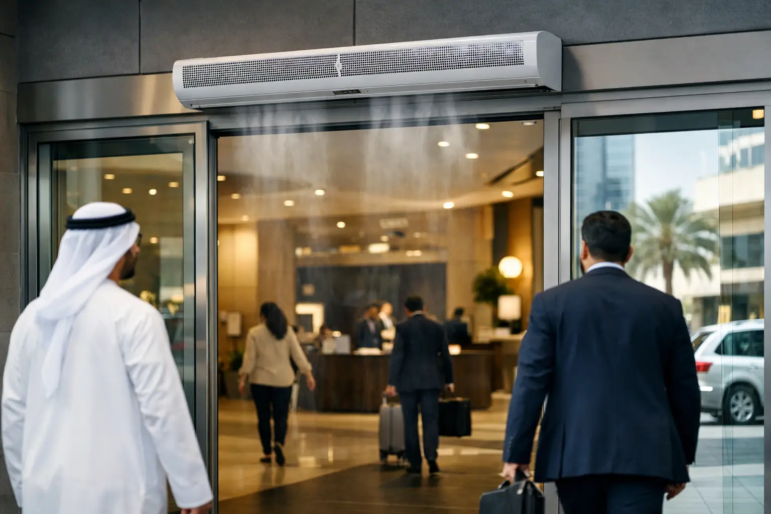 HVAC Efficiency for Busy Commercial Entrances