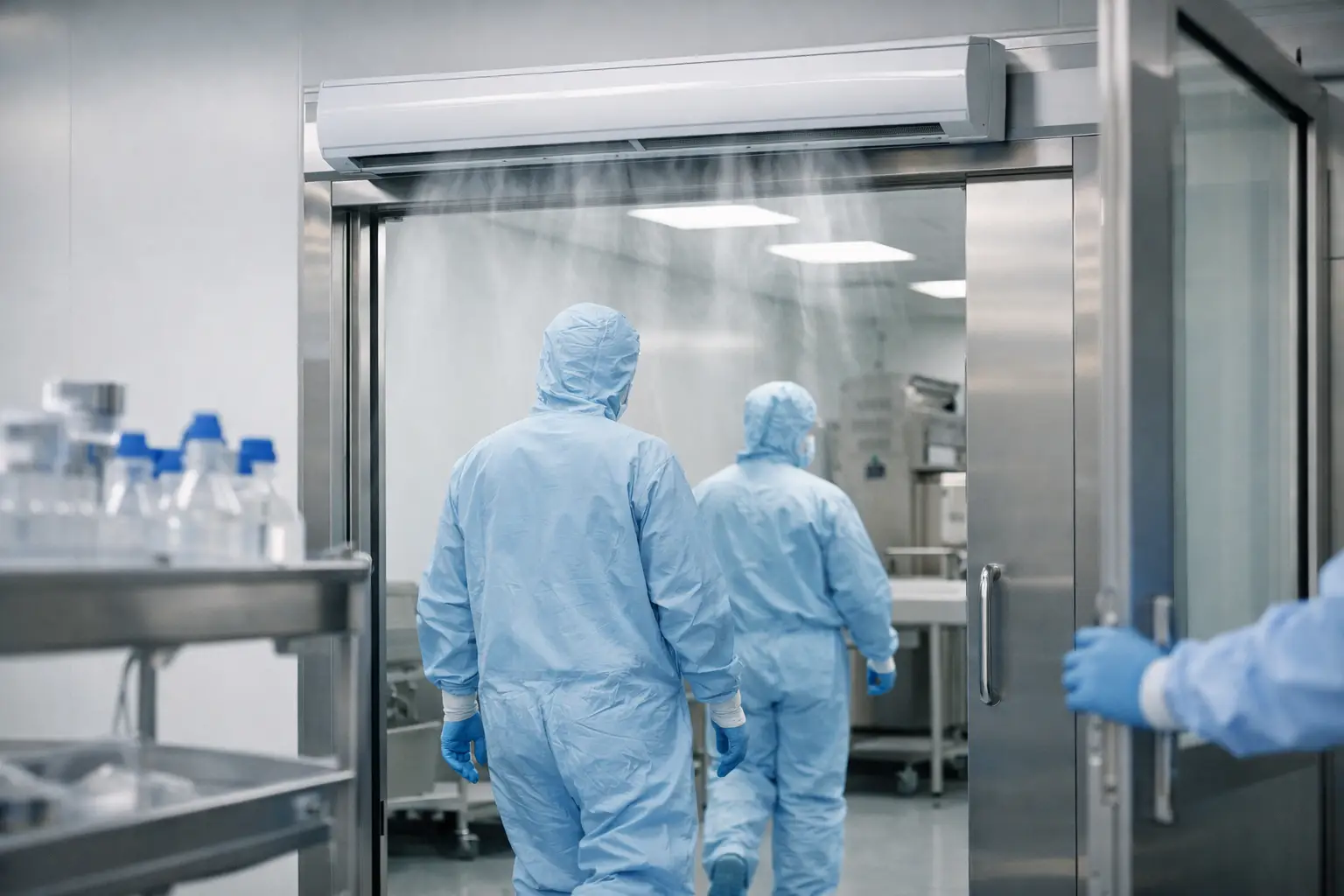 Pharmaceutical Air Barriers for Clean Entries