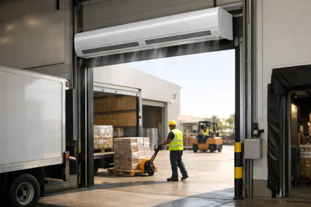 Selecting an Air Curtain for Loading Bay Doors