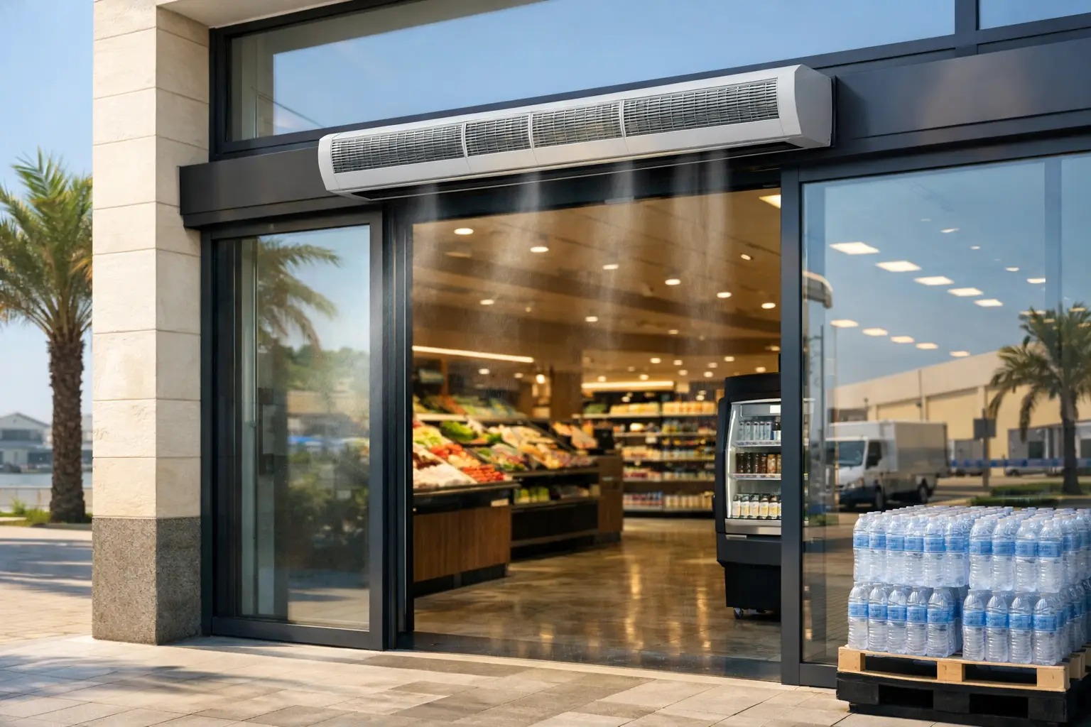 Shopfront Thermal Barriers for Hot Climates
