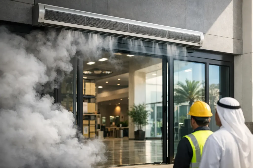 Smoke Control Entrances and Air Curtain Design