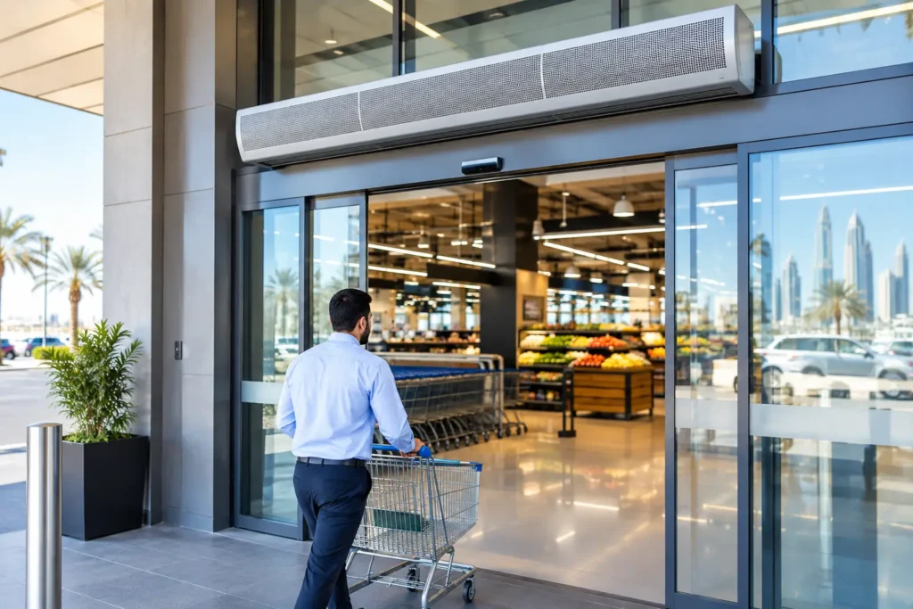Best Quiet Air Curtains for Commercial Entrances