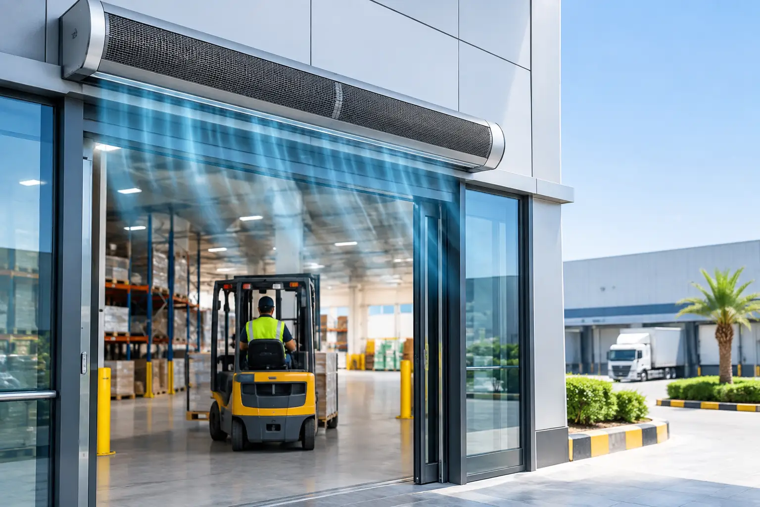 Centrifugal Airflow for Demanding Entrances