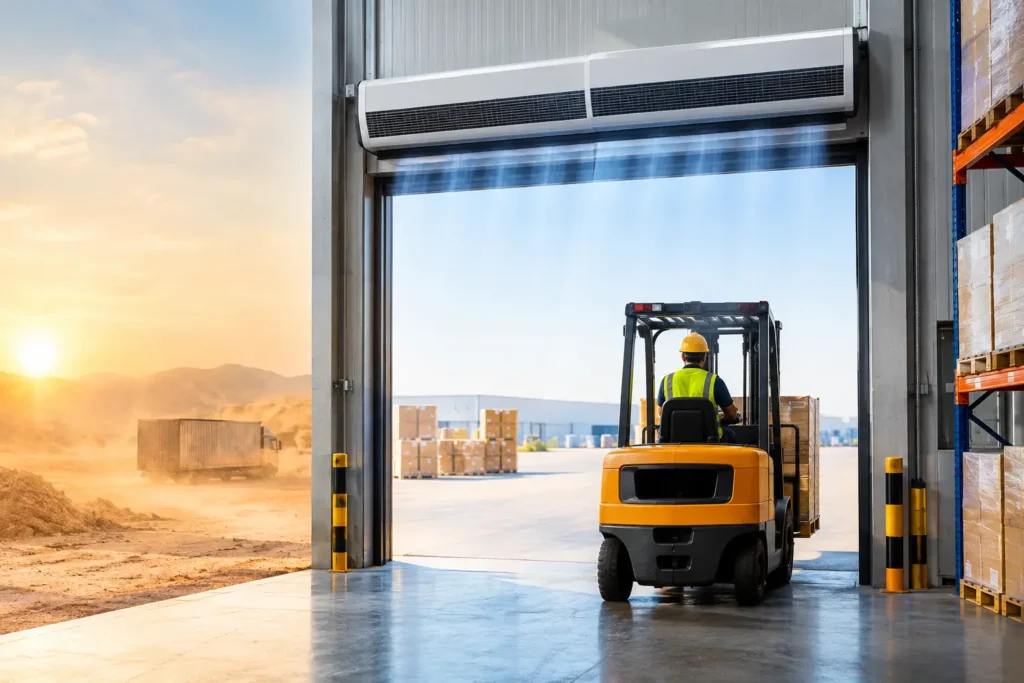Top Warehouse Barriers for Heat, Dust, and Traffic