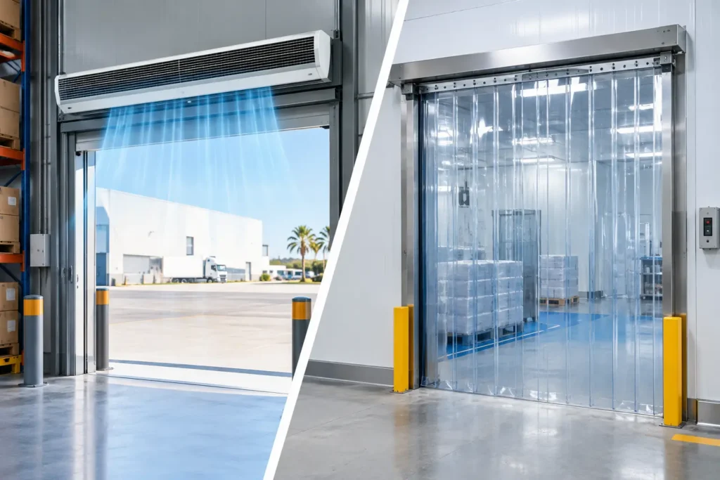 Air Curtain Versus Strip Doors: Which Fits?