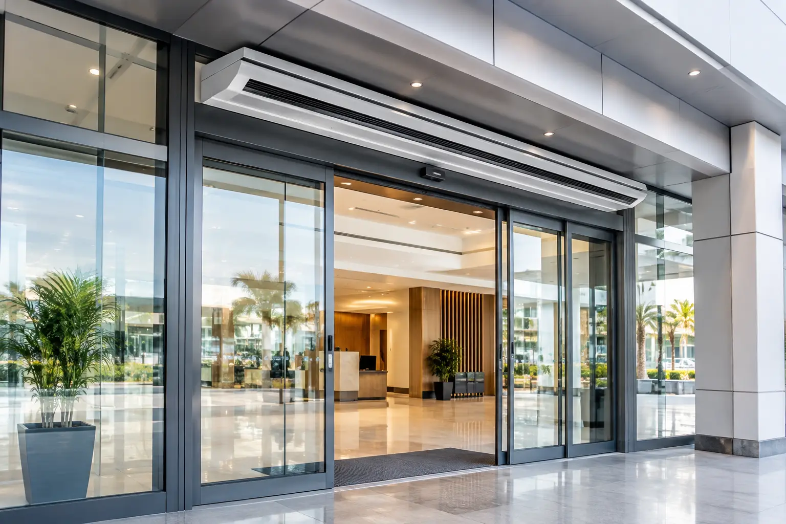 Best Recessed Air Curtain Designs for Entrances