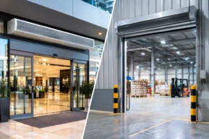 Commercial Versus Industrial Air Curtains Compared