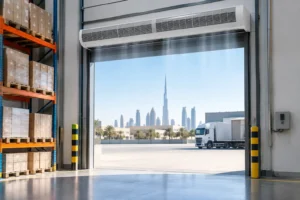 Dust Barrier Air Curtain Guide for Commercial Doors