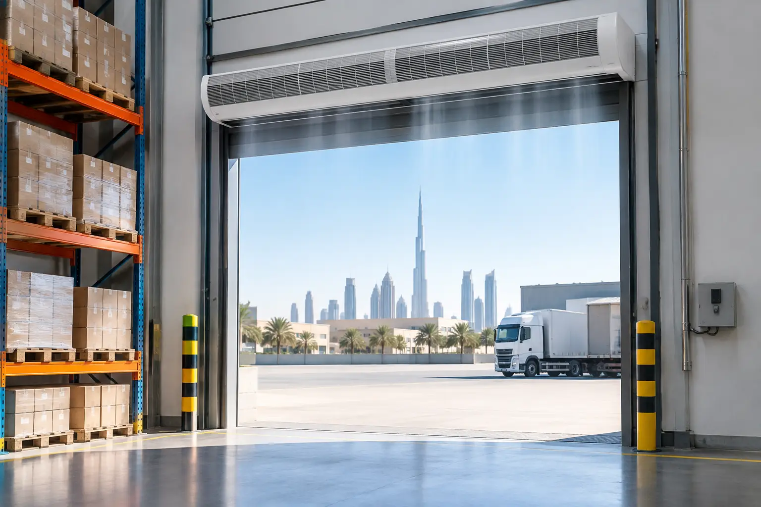 Dust Barrier Air Curtain Guide for Commercial Doors