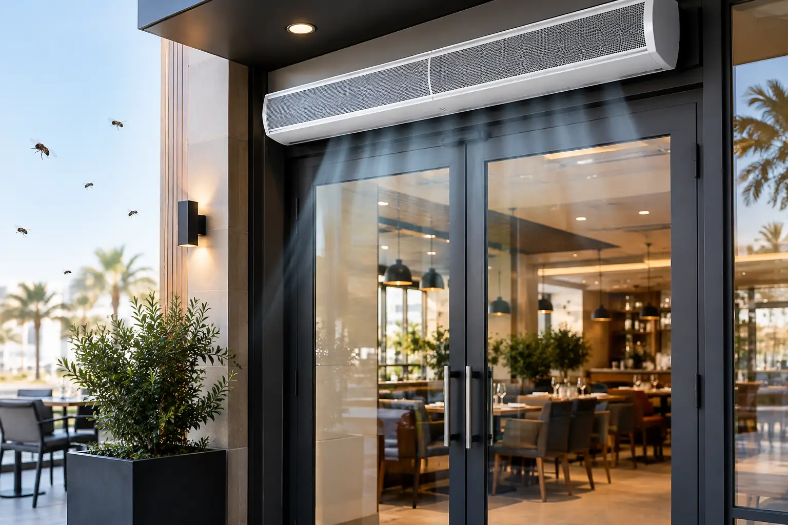 How to Prevent Insects at Restaurant Entrances