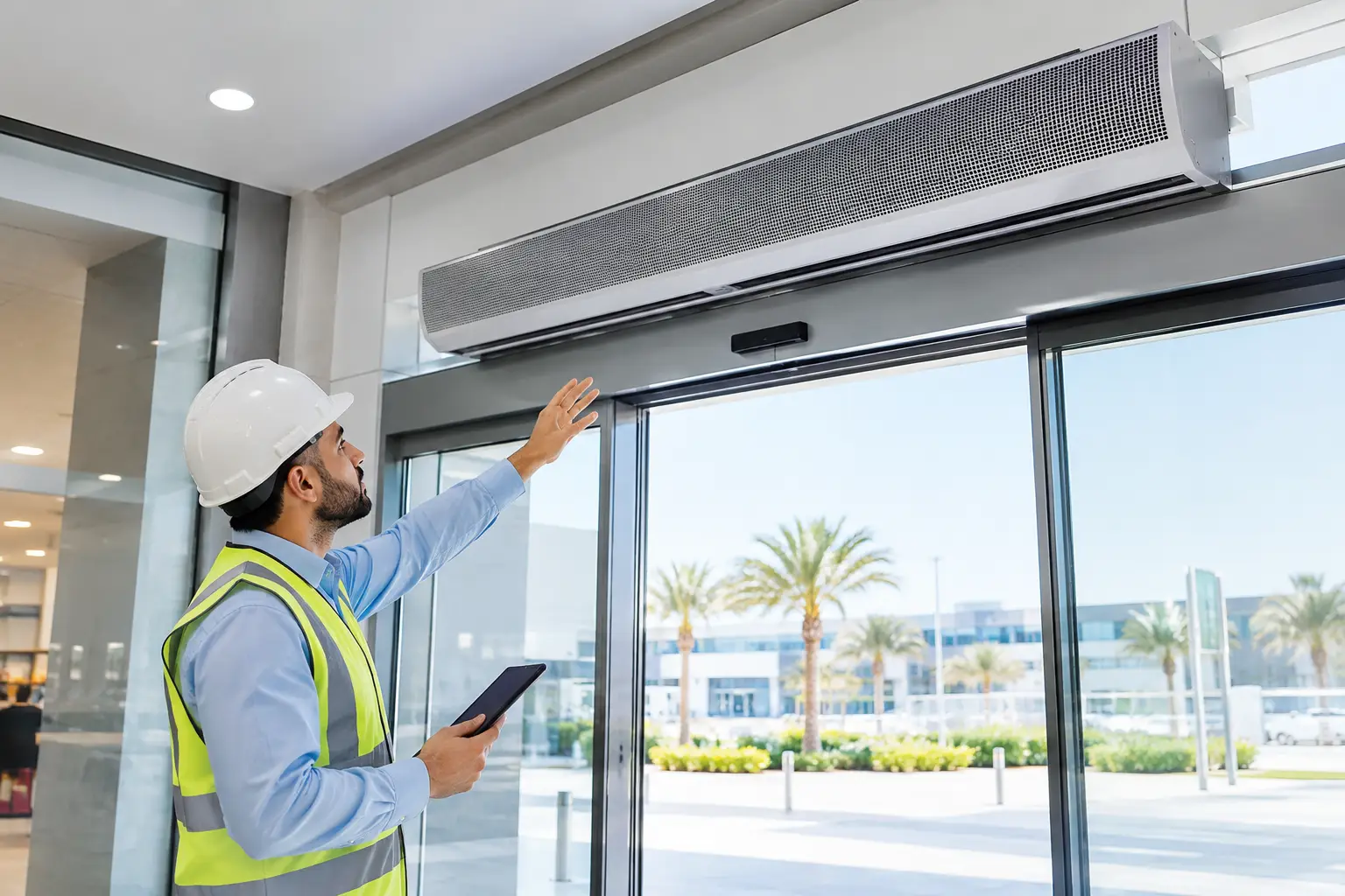 How to Select an Air Curtain Mounting Position