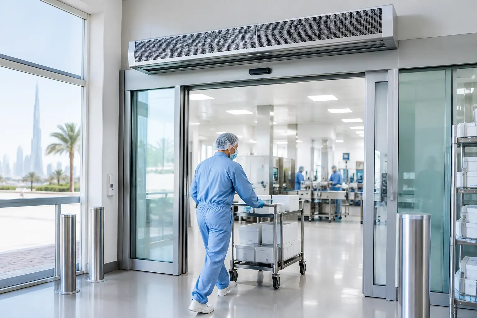 Pharmaceutical Entrance Contamination Reduction